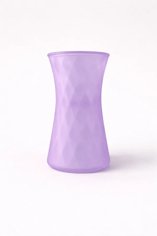 Lavender Diamond Vase